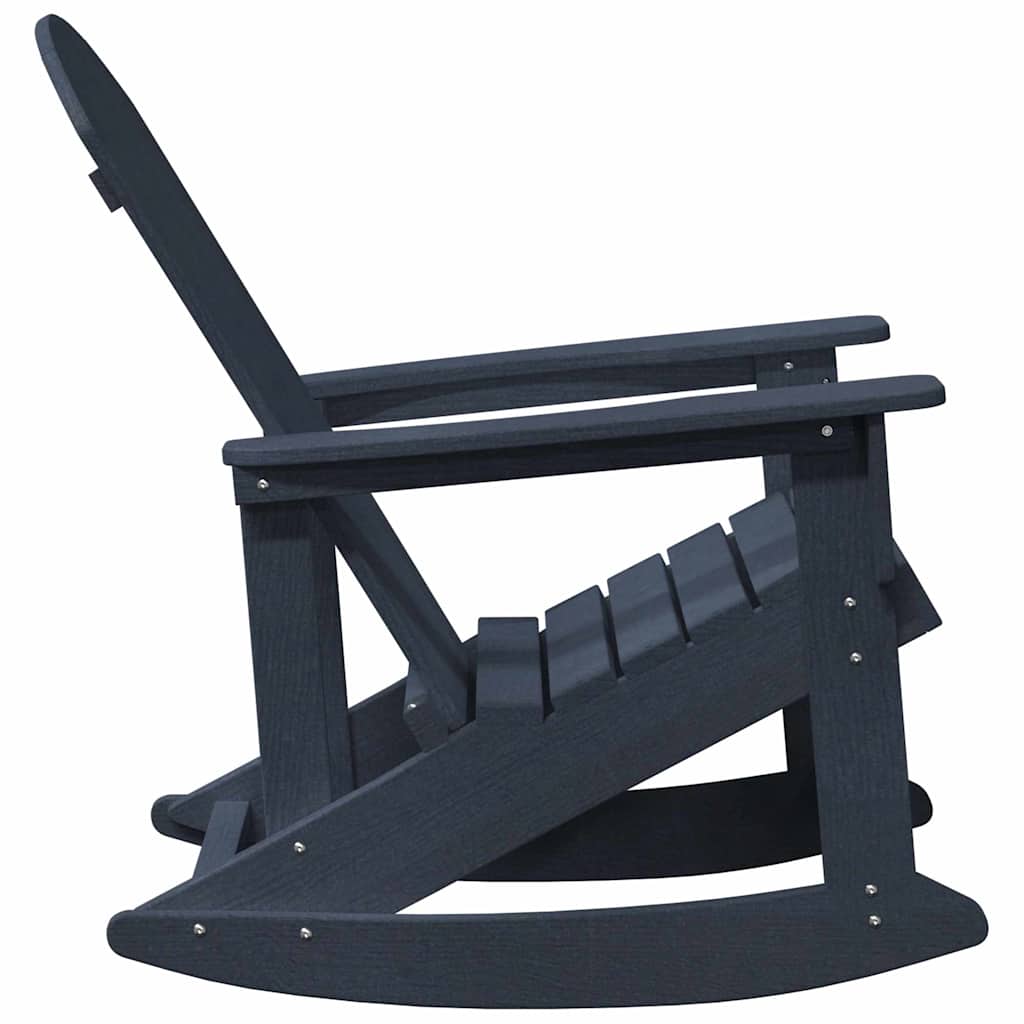 Adirondack Rocking Chair Navy 73.5 x 92 x 90cm HDPE